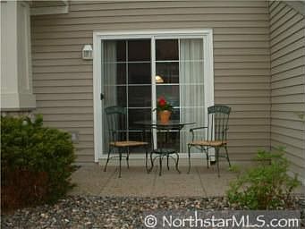 S facing private patio