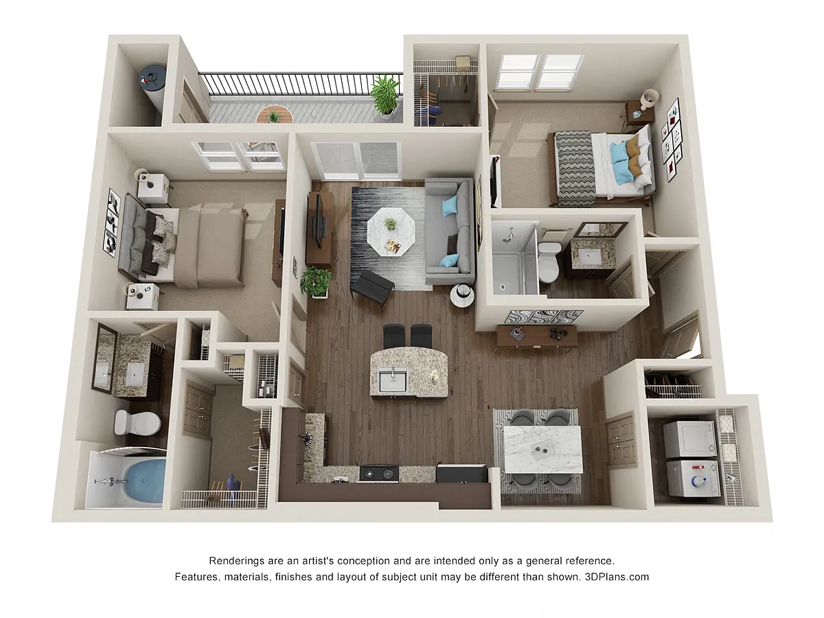 Floor plan The Georgetown (Includes a Carport or Garage)