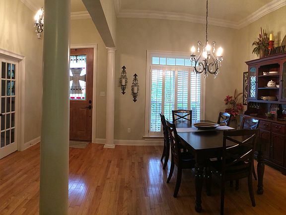 Foyer and dining room