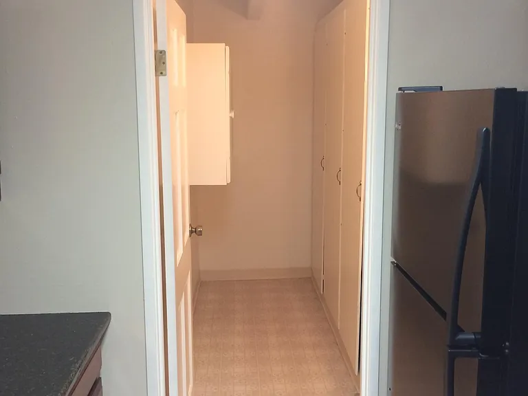Walk-in pantry/storage connected to kitchen