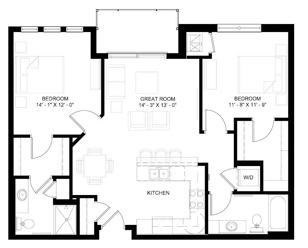 Floor plan The Lincoln (C2)