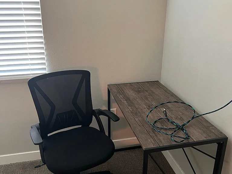Designated desk area