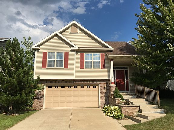 Front Yard and 2-car Garage