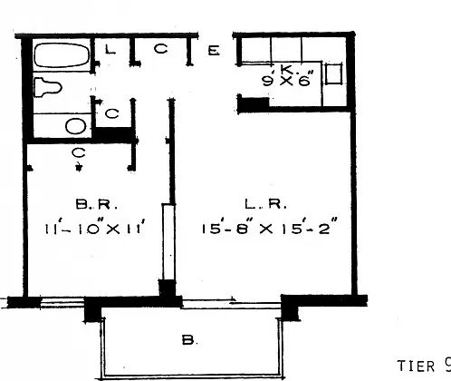 1bdr/1bath East exposure 1bdr/1bath East exposure