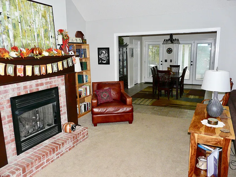 Living Room looking into Kitchen/Dining Area