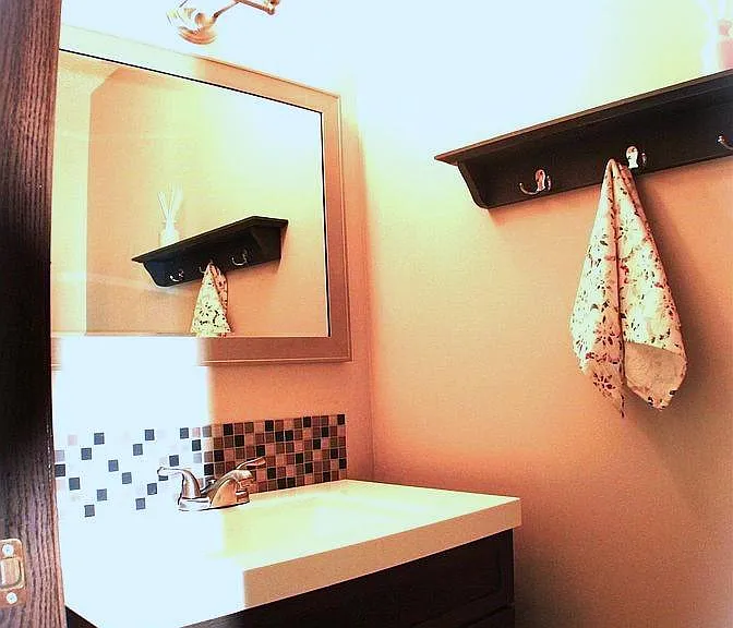 Main floor half bath