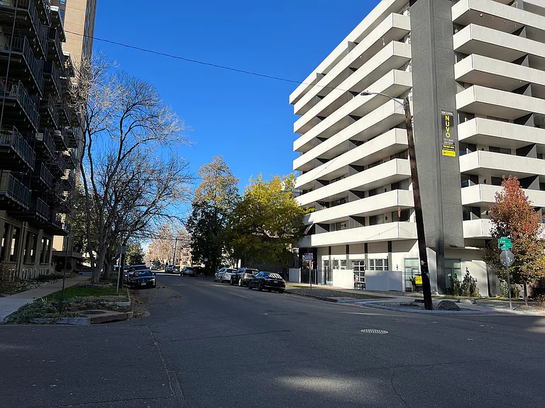 View down 12th Ave towards Cheesman Park