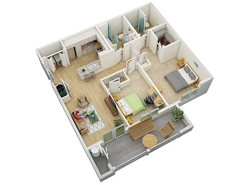 Floor plan B1