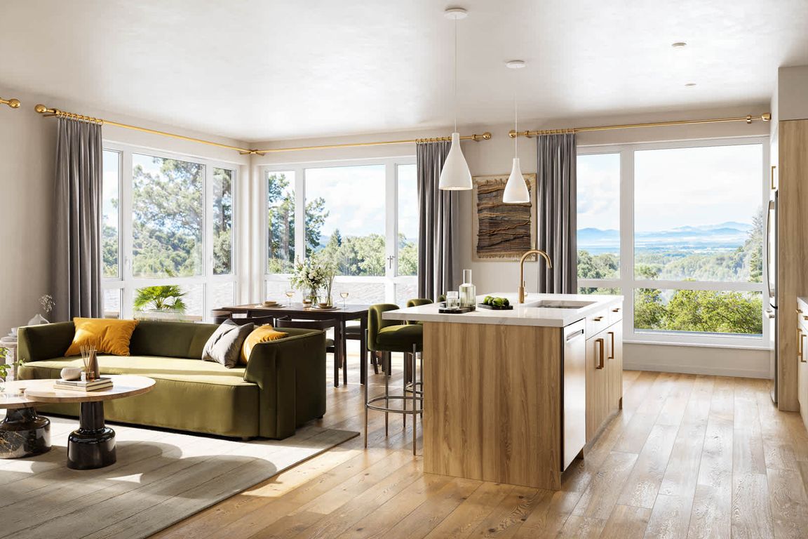 Living Room with Hard Surface Flooring