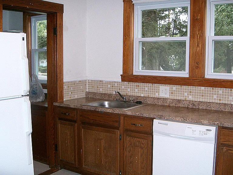 butler's pantry and kitchen (B side facing side yard)
