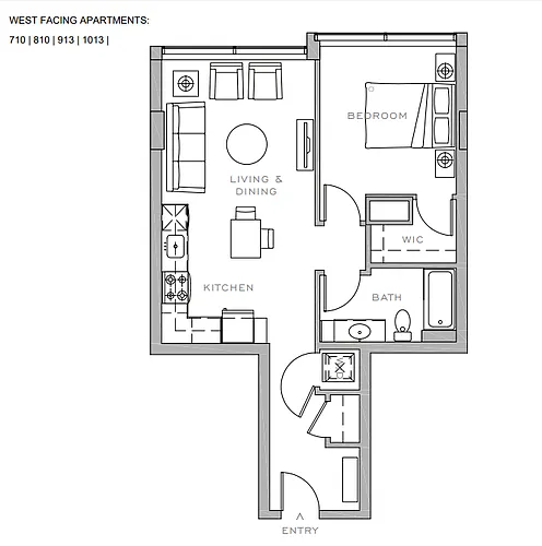 Floor plan 1X1 F1
