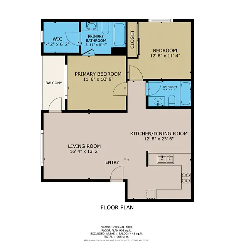Floor plan 2X2