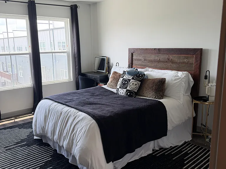 Master bedroom on the third floor