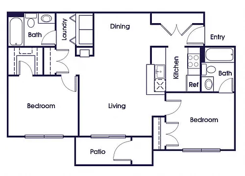 Floor plan B3_Riverwoods