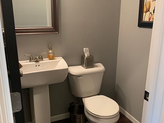 1/2 bathroom on main floor