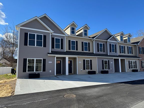 View of row of new townhouses. 1215 on far LHS