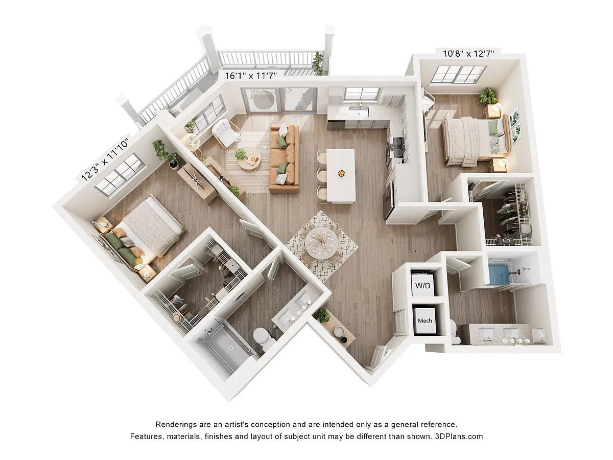 Floor plan B3