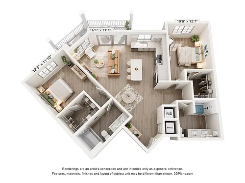 Floor plan B3