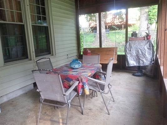 Screened in back porch