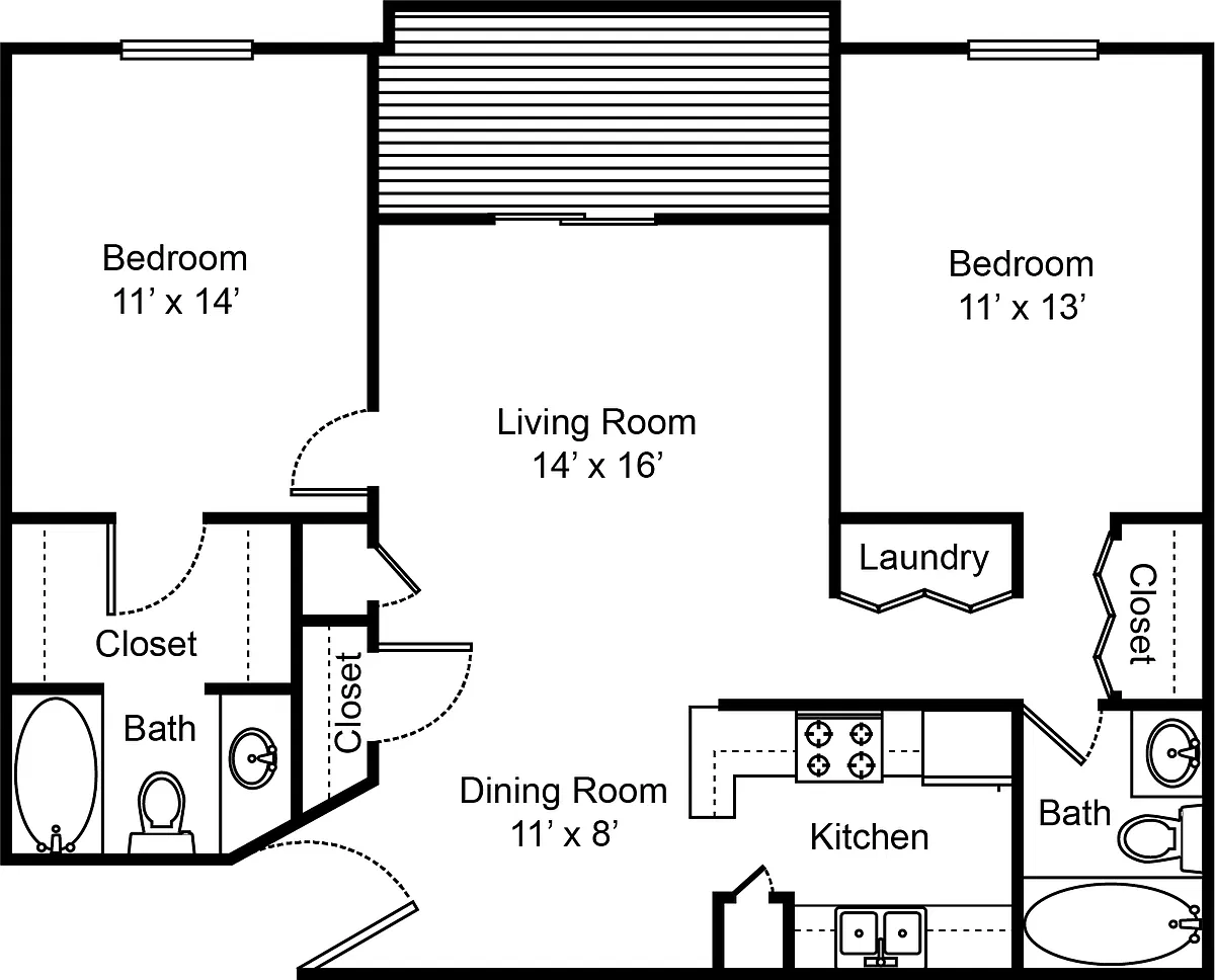 Floor plan B1 - The Cappuccino