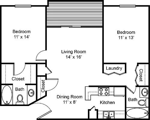 Floor plan B1 - The Cappuccino