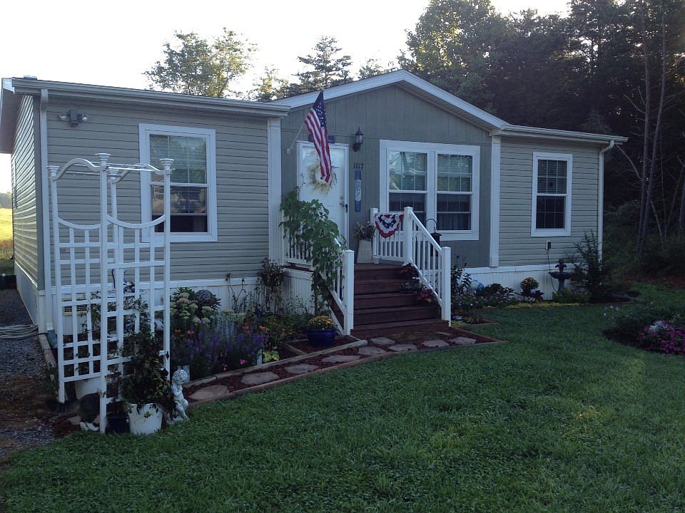 Front of house with gardens