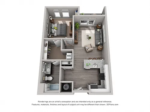 Floor plan Merrill