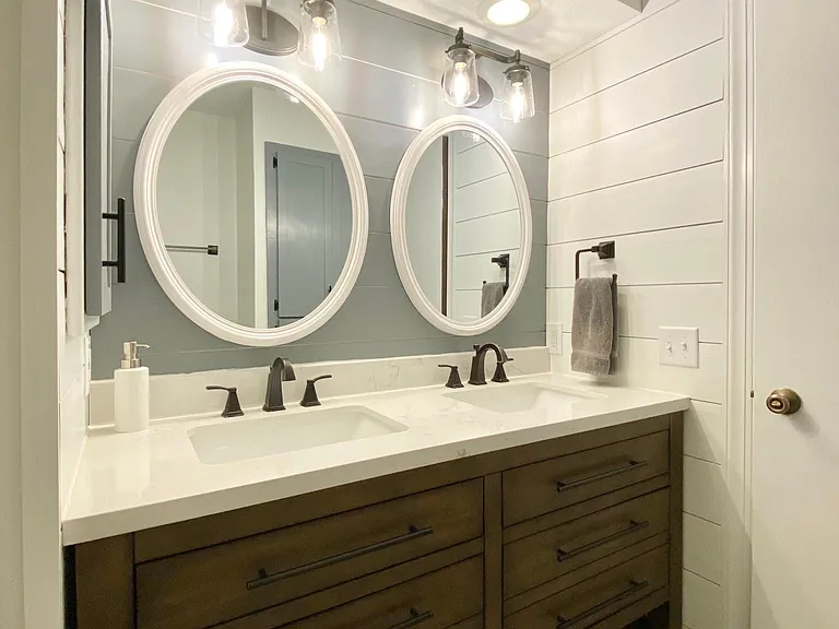 New luxury bathroom flooring.