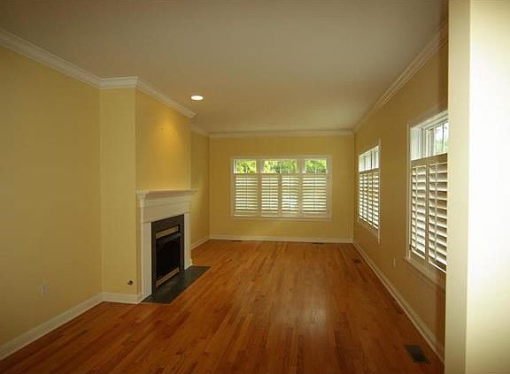 Living room with gas fireplace