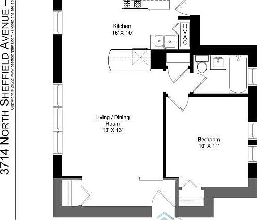 5th image of 3710-14 N Sheffield Ave #3714-302