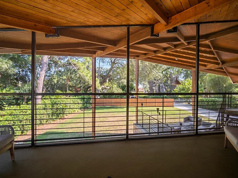 Screened in patio
