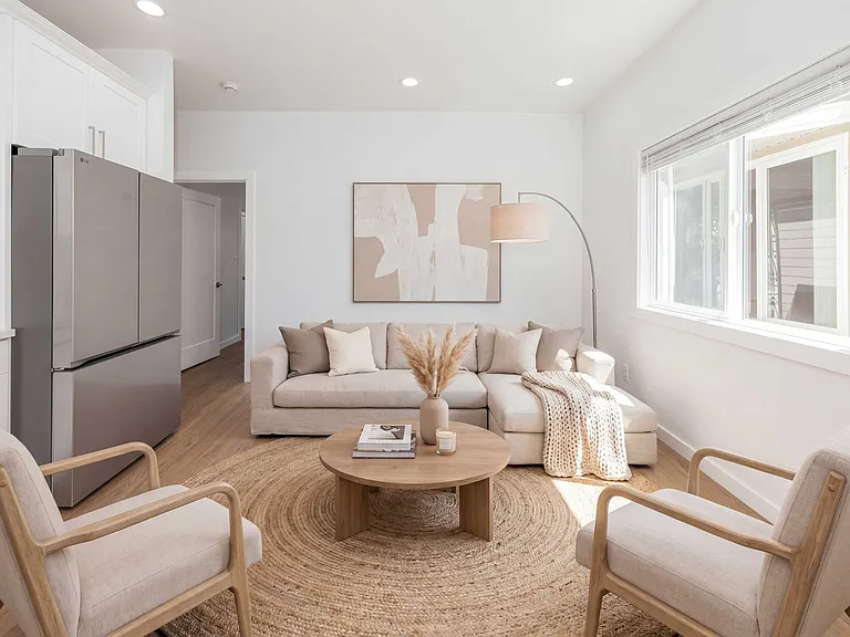 Virtual Staging of Living Room