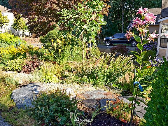 Entrance to side vegetable garden