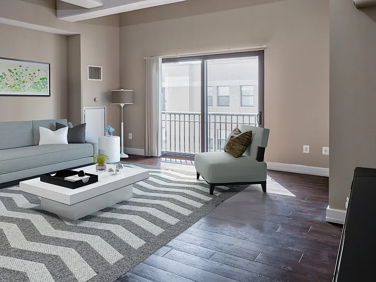 Wood flooring in common areas