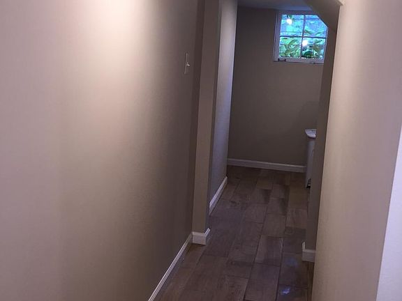 Hallway to laundry area