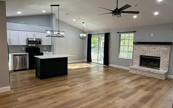 Living Room, Dining Room, Kitchen