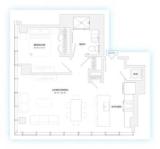 Floor plan 1H