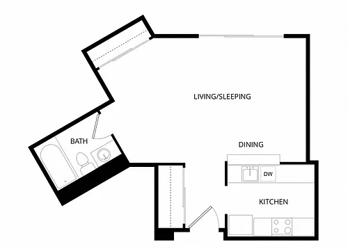 Floor plan Studio