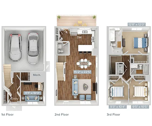 Floor plan C3TD-1707