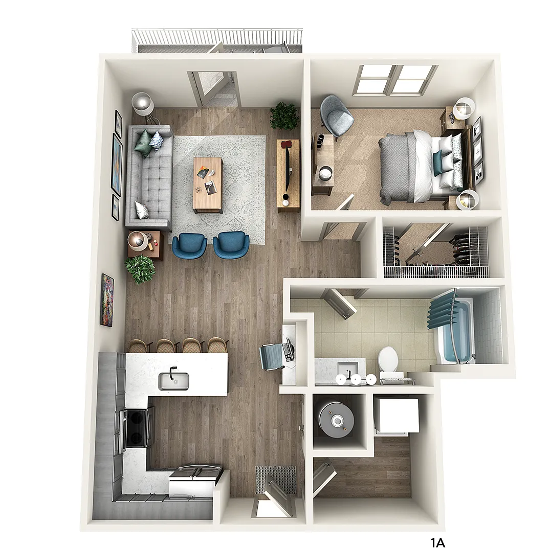Floor plan 1A