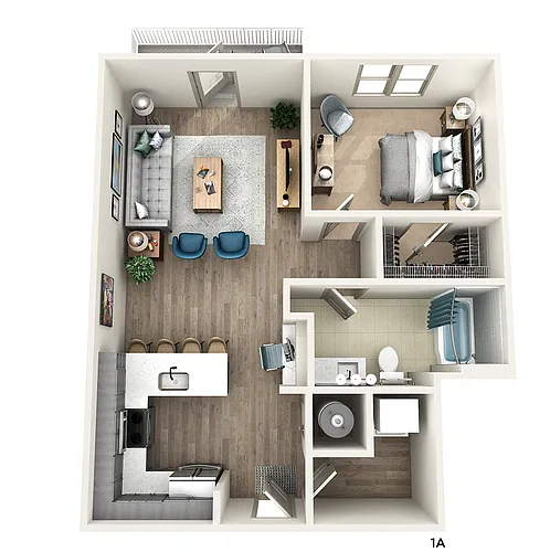 Floor plan 1A