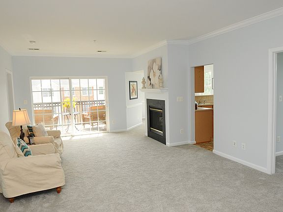 Gas fireplace new carpet