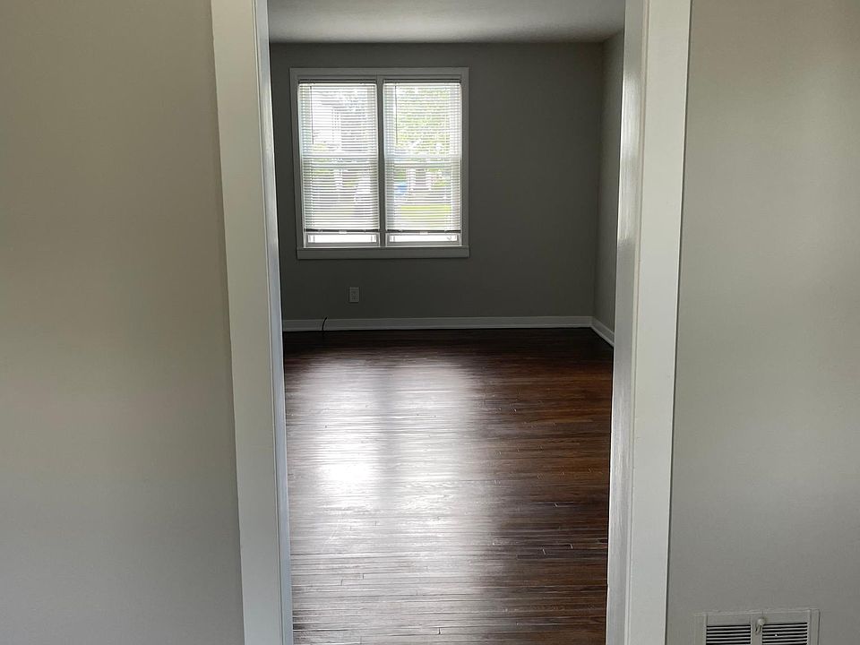 From kitchen looking into living room