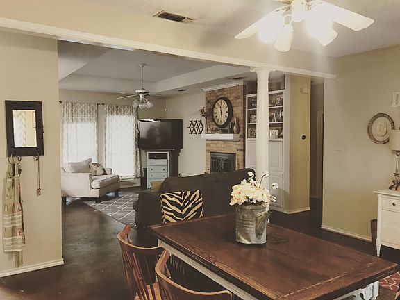 Open Living/dining/kitchen