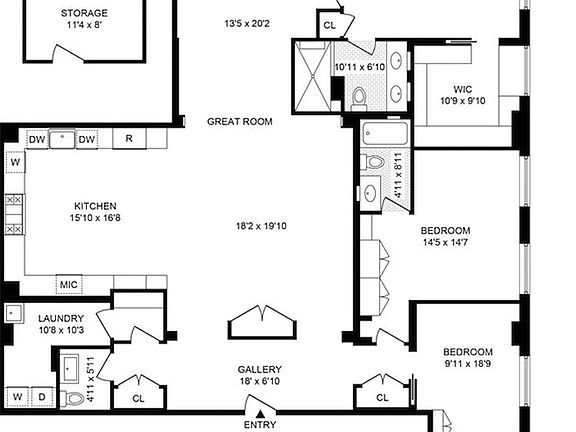 2nd image of 181 Hudson St Suite 3A
