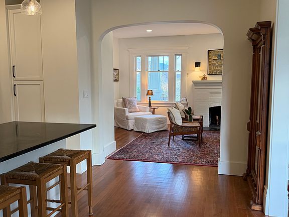 Looking to the living room from the kitchen