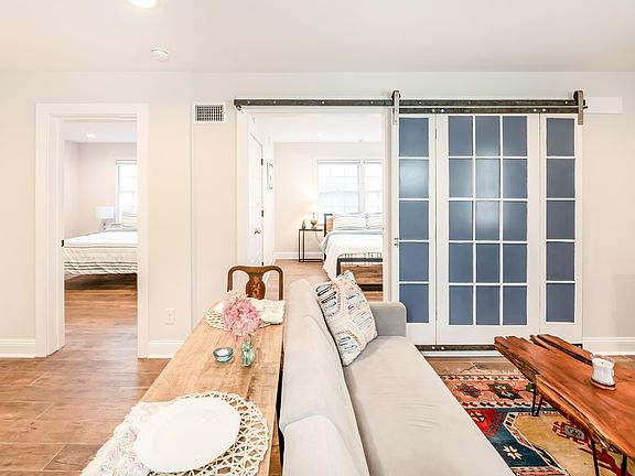 View into the bedrooms