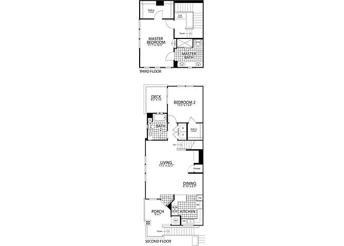 Floor plan Willow (Townhome)