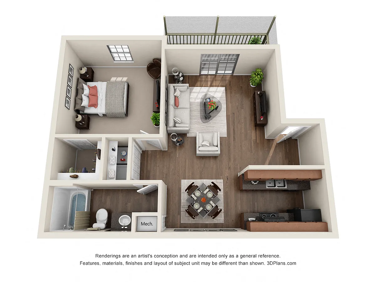 Floor plan The Pacific