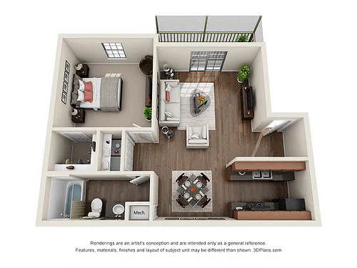 Floor plan The Pacific